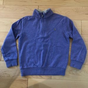 Boys’ Polo Ralph Lauren Quarter Zip Sweater in Purple (Size 6)